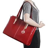 McKleinUSA GLENNA 97556 Red Leather Women's Business Tote