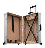 Rimowa Classic Flight Carry on Luggage IATA 28" Inch Cabin Multiwheel TSA Suitcase Silver