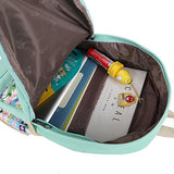 Chic Star Square Multi Function Backpack Schoolbag Pink