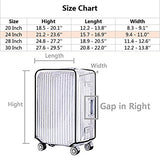 Luggage Cover 24 Inch Suitcase Cover Rolling Luggage Cover Protector Clear PVC Suitcase Cover for