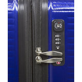 Dejuno Ashford 3-Pc Hardside Spinner Tsa Combination Lock Luggage Set, Navy