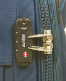 Dejuno Cirrus Lightweight Nylon 3-Piece Spinner Luggage Set-Turquoise