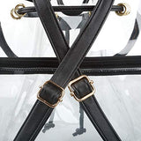 Heavy Duty Clear Backpack Stadium Security Approved Mini Gym Drawstring Bag