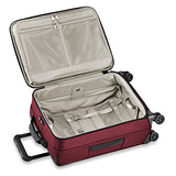 Briggs & Riley Transcend Tall Carry-On Expandable Spinner, Merlot