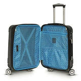 Gabbiano Provence 20" Expandable Carry-On Hardside Spinner Luggage (Black)