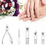 Tseoa Manicure, Pedicure Kit, Nail Clippers Set Of 12Pcs, Professional Grooming Kit, Nail Tools