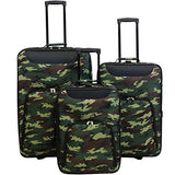 World Traveler Vogue Expandable Upright Luggage Set, Camouflage