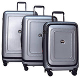 Delsey Luggage Cruise Lite 3-Piece Hardside Set, Titanium