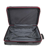 Hedgren Traction Mw Ex 24" Expandable Spinner, Black/Red Combo