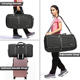 Gonex 80L Packable Travel Duffle Bag, Large Lightweight Luggage Duffel (Gray)