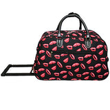 World Traveler 21-Inch Rolling Duffle Bag, Kisses