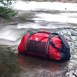 Aqua Quest White Water Duffel - 100% Waterproof 75 L Bag - Lightweight, Durable, External Pockets -