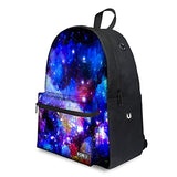 Bigcardesigns Blue Leisure Rucksack Canvas Backpack