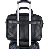 Ben Sherman Karino Leather 15" Laptop Business Case Briefcase, Brown One Size