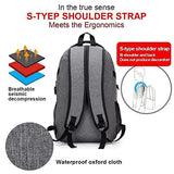 Worth Trust TNB-BAG01 Laptop Backpack, Anti Theft Water Resistant College School Bookbag, Slim Business Backpack Fits Up to 17"