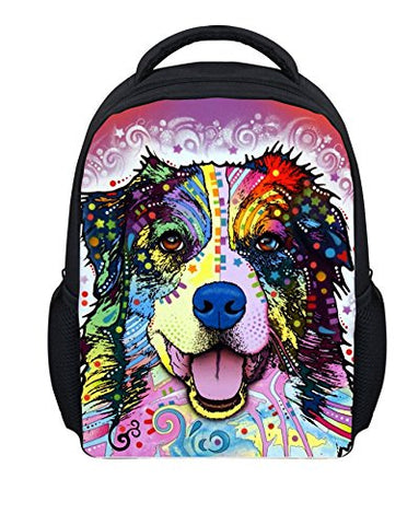 Bigcardesigns 1-6 Years Old Kids Backpack Dog Design Kids Backpack Book Bag