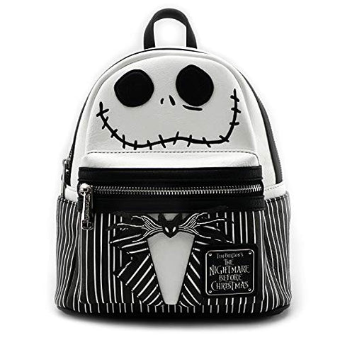Loungefly Nightmare Before Christmas Jack Mini Backpack Black/White