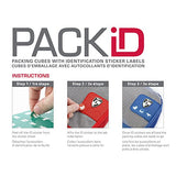 Heys Pack ID 3 Piece Slim Packing Cube Set Red