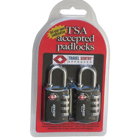 TSA Acceped Padlocks Allow You to Set Your Own Combination and are Easily Recogn