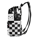 Colourlife Animal Face Stylish Casual Shoulder Backpacks Laptop School Bags Travel Multipurpose