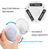 AMIR Motion Sensor Light, Cordless Battery-Powered LED Night Light, Stick-anywhere Closet Light