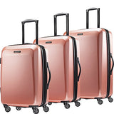 American Tourister Moonlight Hardside 3 Piece Spinner Set 21" 24" and 28" (Rose Gold)