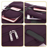 Laptop Briefcase, Coolbell 17.3 Inch Protective Messenger Bag Nylon Shoulder Bag Multi-Functional
