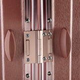 TPRC Donna Hardside/Aluminum Frame Spinner Luggage, Rose Gold, Carry-On 20-Inch