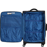 it luggage 30.5" Stitched Squares 8 Wheel Lightweight Expandable Spinner, Orange