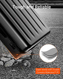 NINETYGO Carry on Luggage 22x14x9 with Spinner Wheels, 100% Polycarbonate Hardside Luggage, Carry on Suitcase with TSA Lock for Travel, Super Durability & Slim Simplistic Design (20-Inch Black)