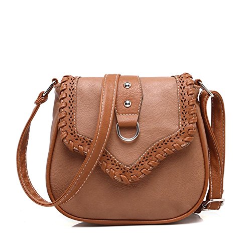 Bibitime Hollow Out Casual Beach Bag Shoulder Bag Crossbody Bag Handbag Messenger Bag Cross Body