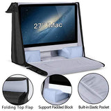 Damero Carrying Tote Bag Compatible with Apple 27" iMac Desktop Computer, Travel Storage Bag for iMac 27-inch and Other Accessories, Black