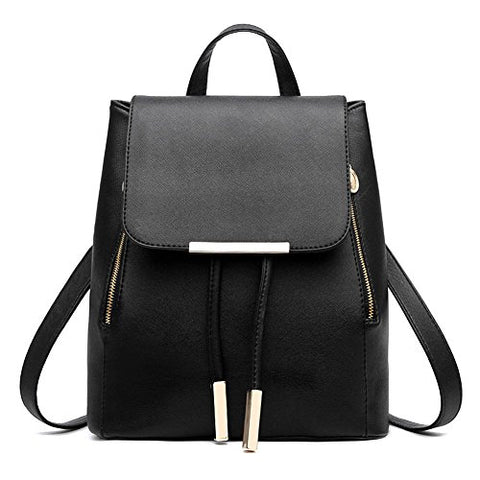 Z-Joyee Casual Purse Fashion School Leather Backpack Shoulder Bag Mini Backpack For Women & Girls