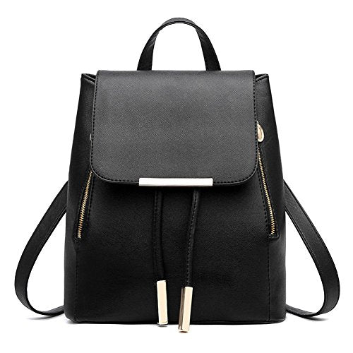 Z-Joyee Casual Purse Fashion School Leather Backpack Shoulder Bag Mini Backpack For Women & Girls