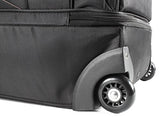 ful Xpedition 30in Rolling Duffel Bag, Retractable Pull Handle, Black/Grey, One Size