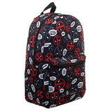 Marvel Deadpool Bag Sublimated Backpack - Deadpool Backpack Great Deadpool Gift