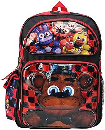 Five Nights at Freddys ,Bonnie Foxy Chica 16" Large Backpack