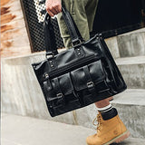 Tidog Leisure And Korean Multi - Pocket Handbag Briefcase