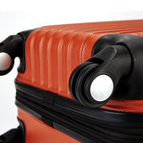 Travelers Club 20" Carry-On With Two-In-One Cup And Phone Convenience Pocket On Back Of Luggage,