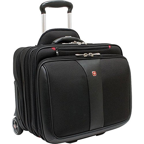 Wenger Potomac Rolling Case Blk Up To 17IN Laptop with day Case