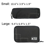 Freewander Electronics Accessories Case Travel Cord Organizer Packing Waterproof Storage Bag