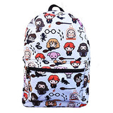 Harry Potter Backpack Chibi Expecto Patronum 17" Large Luggage Strap Bag