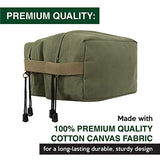 U.S. Marine Corps Semper Fidelis Dual Two Compartment Toiletry Kit Olive & White