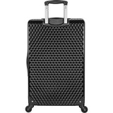 Anne Klein 3 Piece Hardside Spinner Luggage Suitcase Set, Black