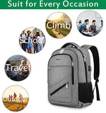 Travel Laptop Backpack, Anti Theft Backpack with USB Charging Port for Men and Women, Water