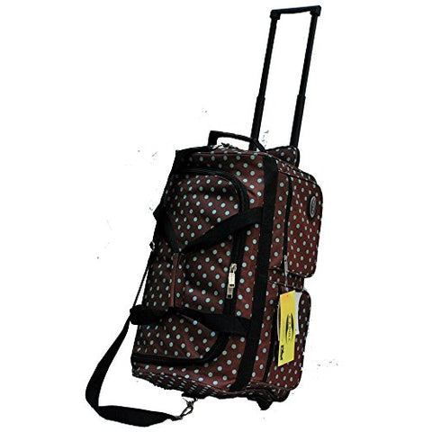 Pink with White Dots Duffel Bags | Lillian Vernon Pink with White Dots Duffel Bags | Lillian Vernon