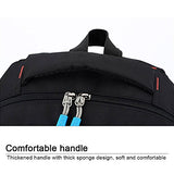 TiTa-Dong Rolling Backpack Luggage 18 Inch Wheeled Backpack Travel Laptop Laptop Six Wheels Unisex Trolley School Bags Jansport for Boys Girls Kids Teenagers Students,Black