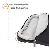 MOSISO Laptop Shoulder Bag Polyester 360° Protective Handbag with Organizer Pockets Compatible