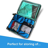 Flexi Fuji 5 set Packing Cubes - Travel Luggage Packing Organizers Honeycomb Mesh with Laundry Bag