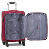 Rolite Explorer 3-Piece Expandable Spinner Luggage Set - Burgundy